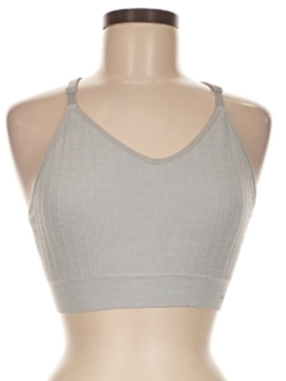 Ryka Gray Sports Bra Adjustable Straps Size Large